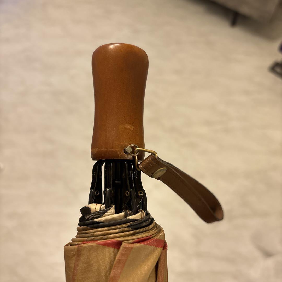 未使用級　Burberry LONDON バーバリーノバチェック　折りたたみ傘