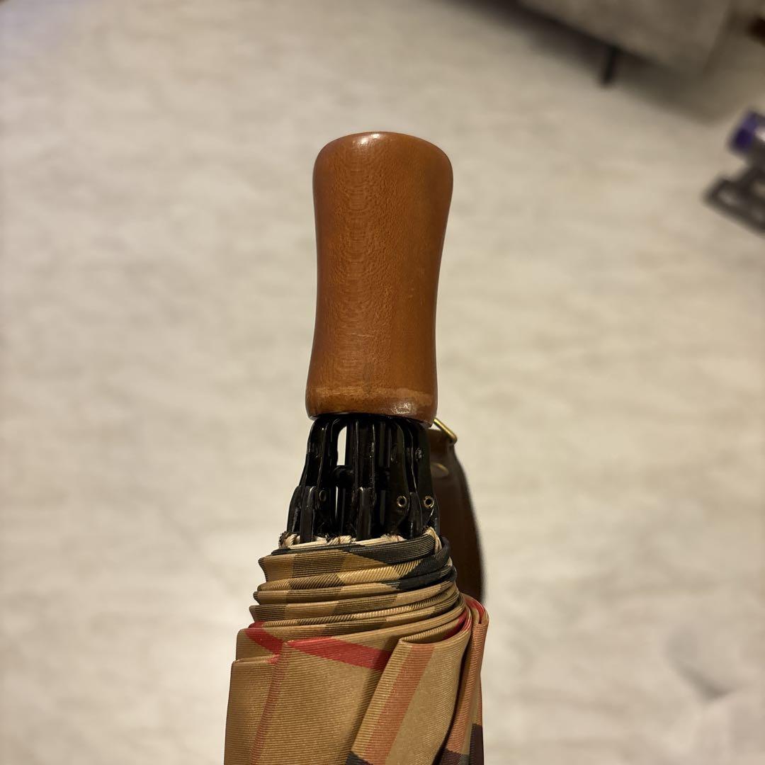 未使用級　Burberry LONDON バーバリーノバチェック　折りたたみ傘