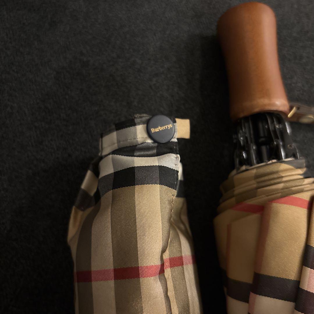 未使用級　Burberry LONDON バーバリーノバチェック　折りたたみ傘