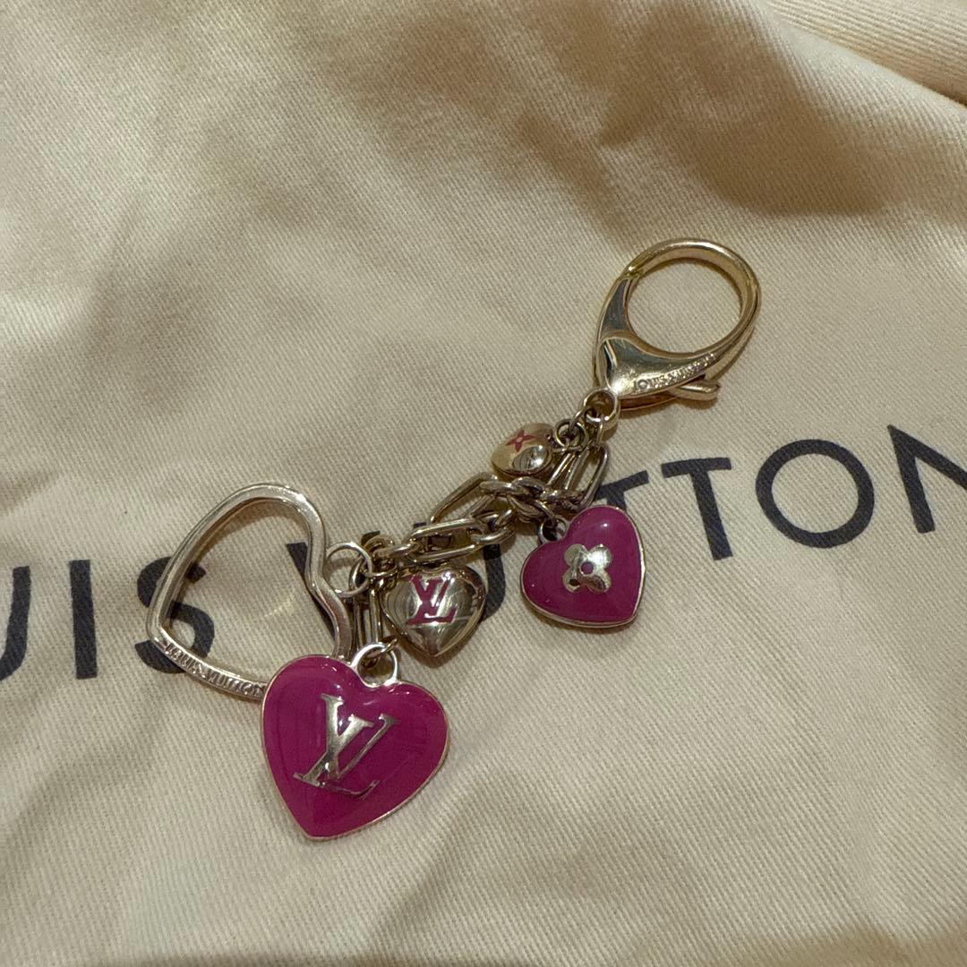 ルイ・ヴィトン Louis Vuitton キーホルダー チャーム　ハート