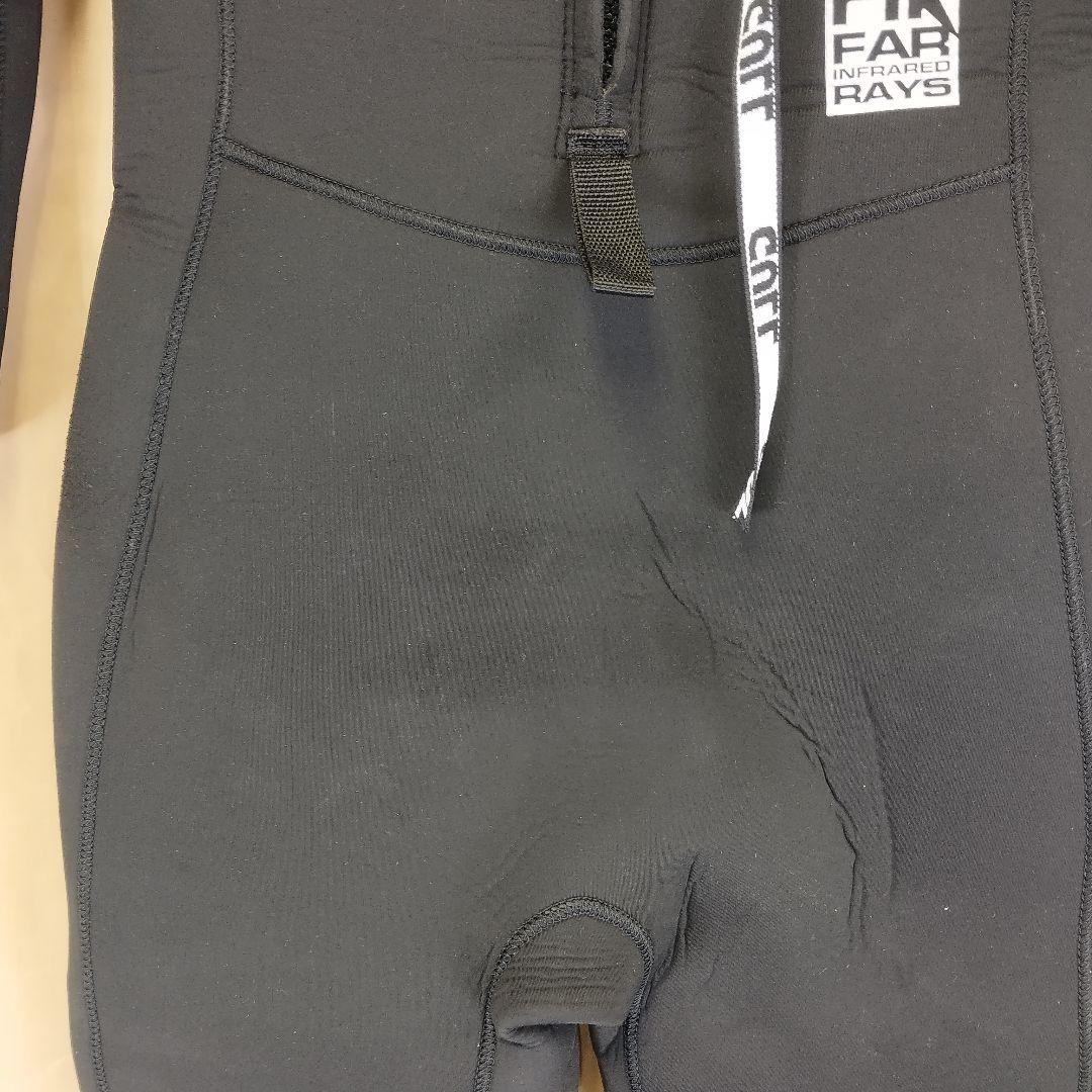 極美品　GULL ウエットスーツ サイズMLW 黒/オレンジ