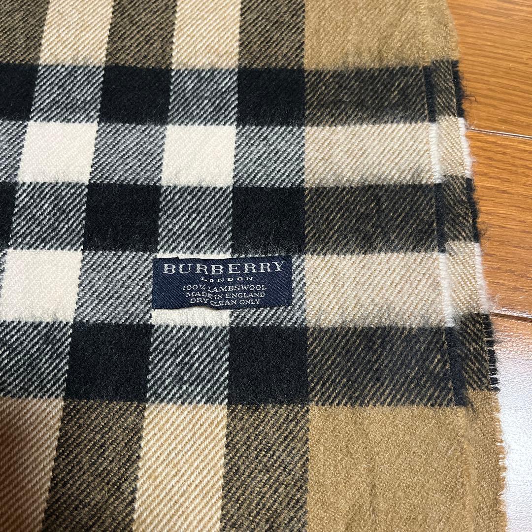 Burberry バーバリー マフラー ラムウール メガチェック ノバチェック