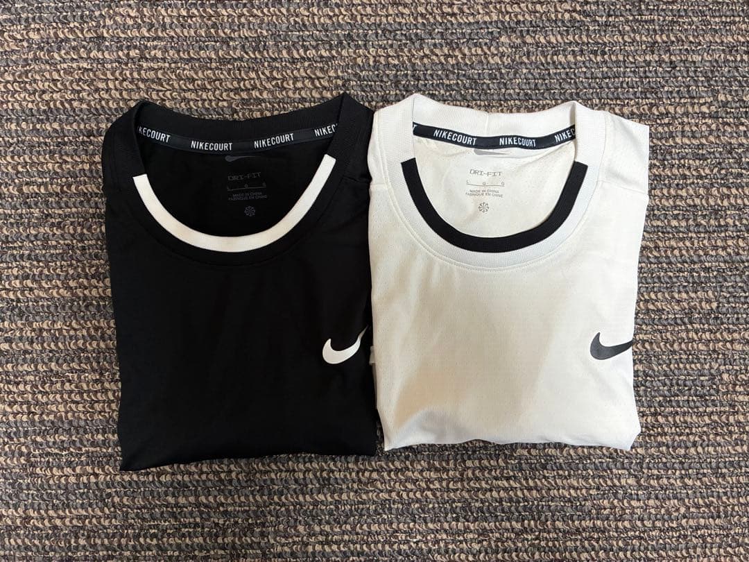 NIKEウェア2枚セット ブラック ホワイト