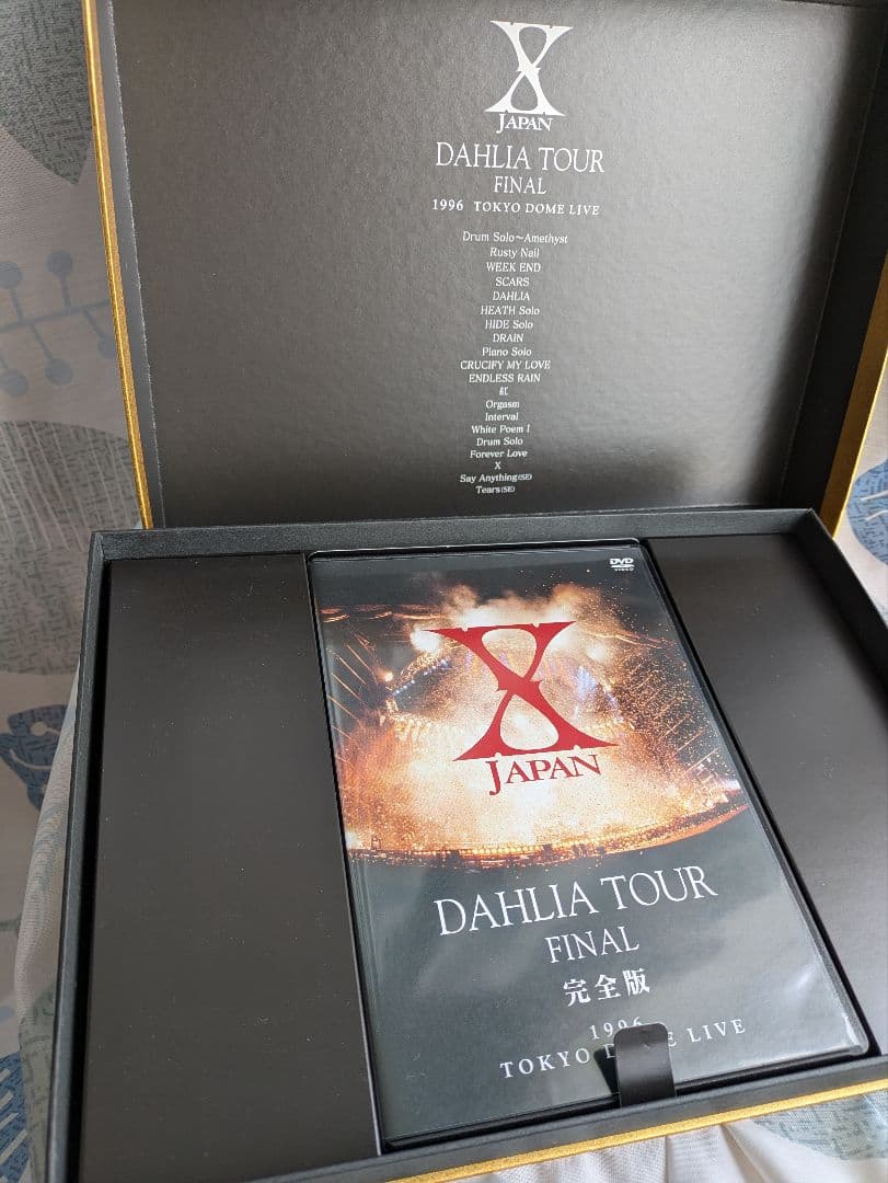 XJAPAN 、DAHLlA TOUR FlNAL、初回限定コレクターズBOX