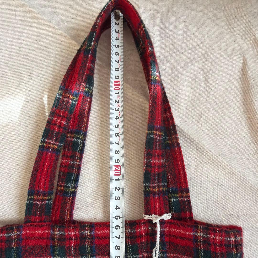 【新品タグ付き】R＆D.M.Co_オールドマンズテーラーチェック柄トートバッグ