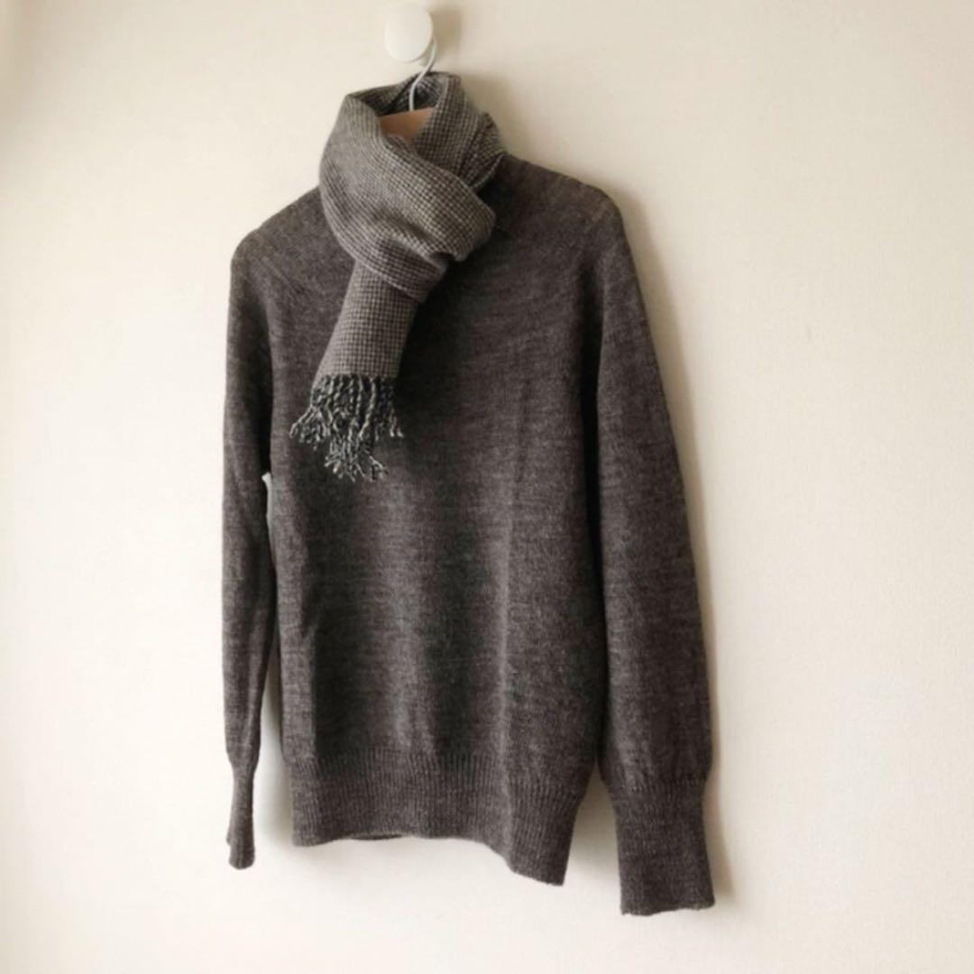 【Sale】Drake’sアンゴラウール マフラーDrakesドレイクス