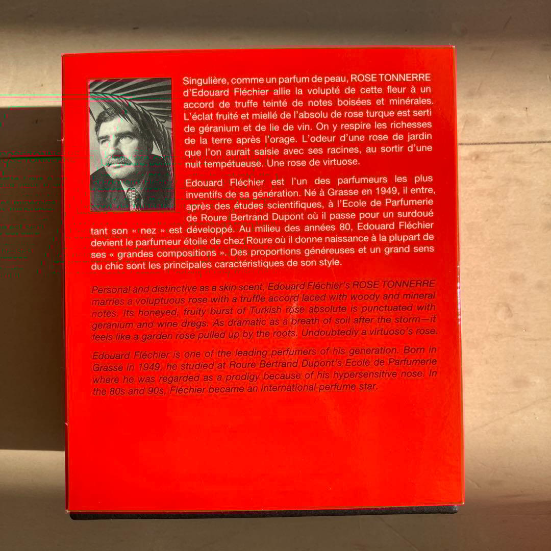 ROSE TONNERRE Edouard Fléchier 50ml