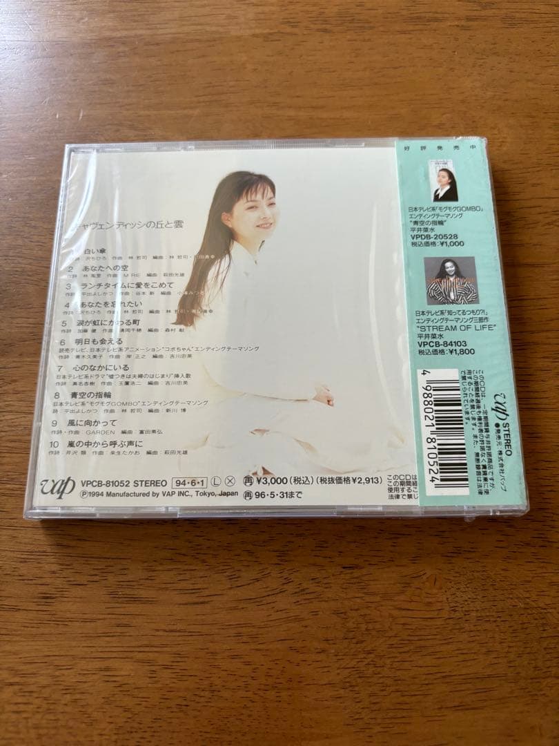 キャヴェンディッシュの丘と雲 / 平井菜水　CD 未開封