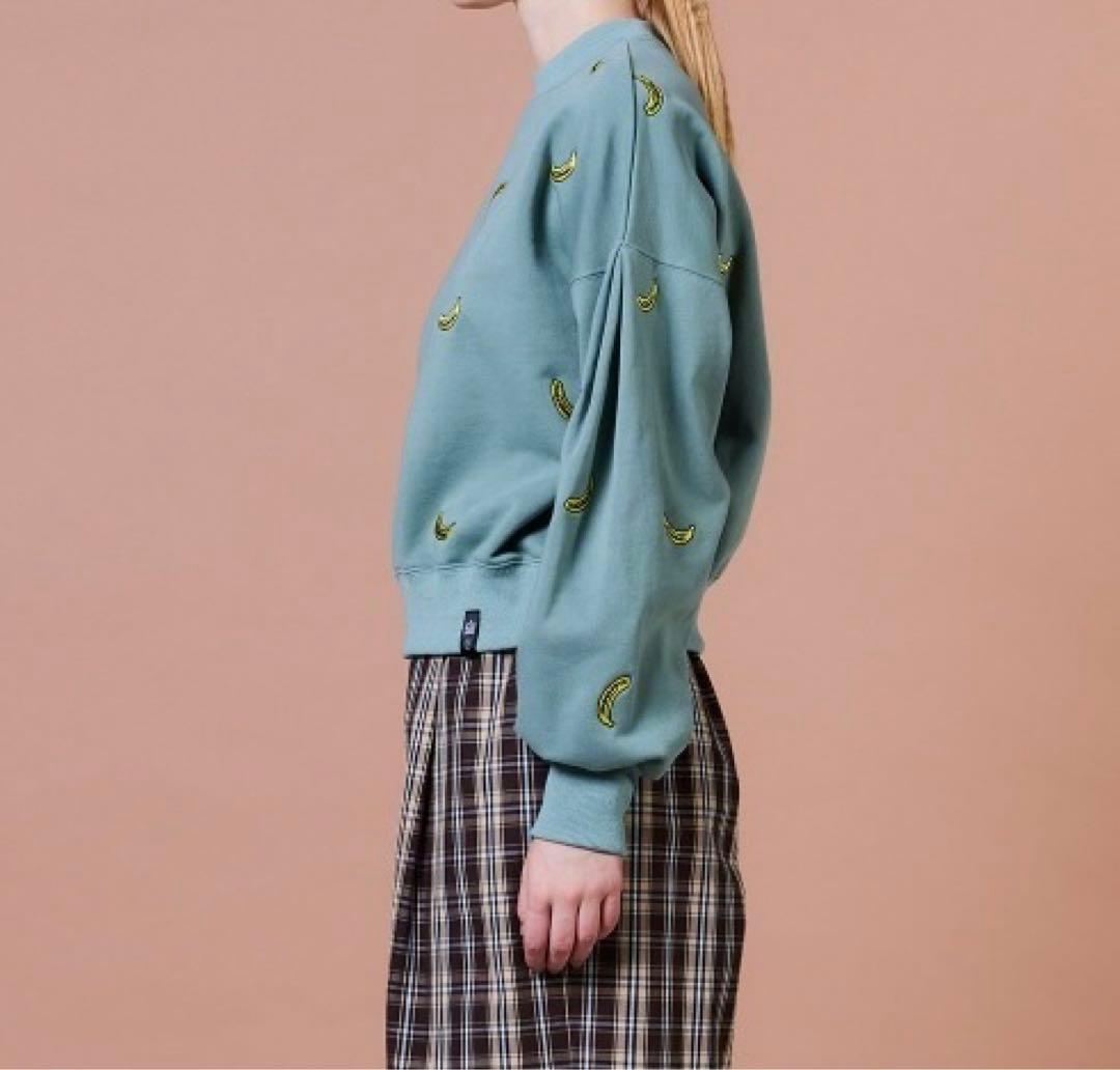 DOUBLE STANDARD CLOTHING バナナ刺繍スウェット