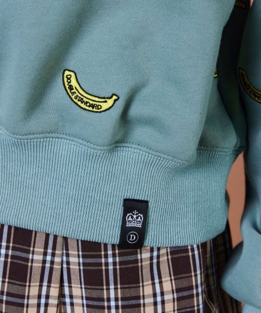 DOUBLE STANDARD CLOTHING バナナ刺繍スウェット