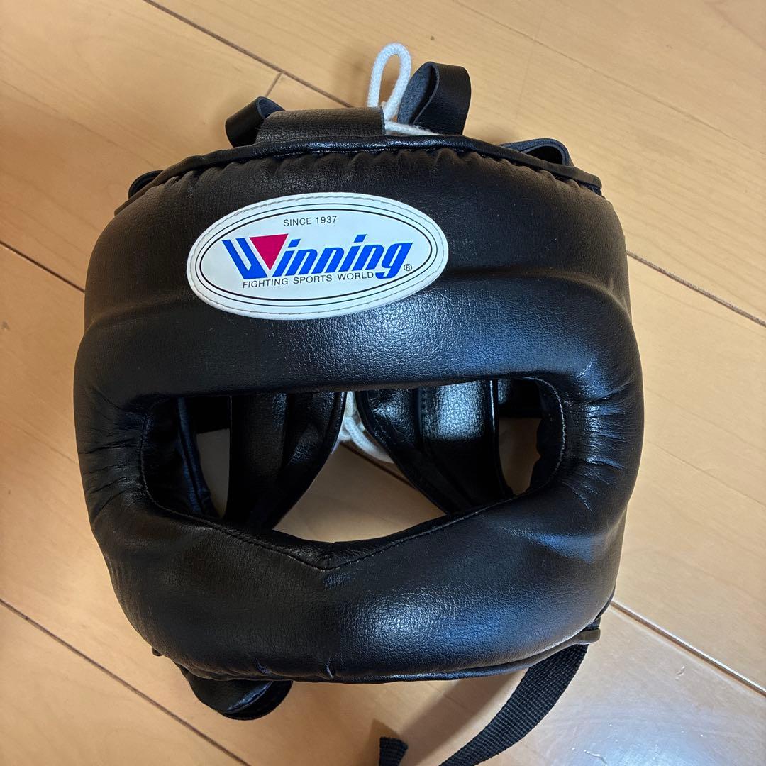 Winning ヘッドギア ブラック サイズＬ