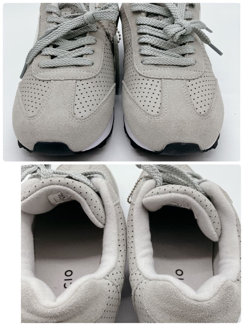 専用未使用級✨サンガッチョ にゅ スニーカー ムーン　グレイ ヌバック　スエード