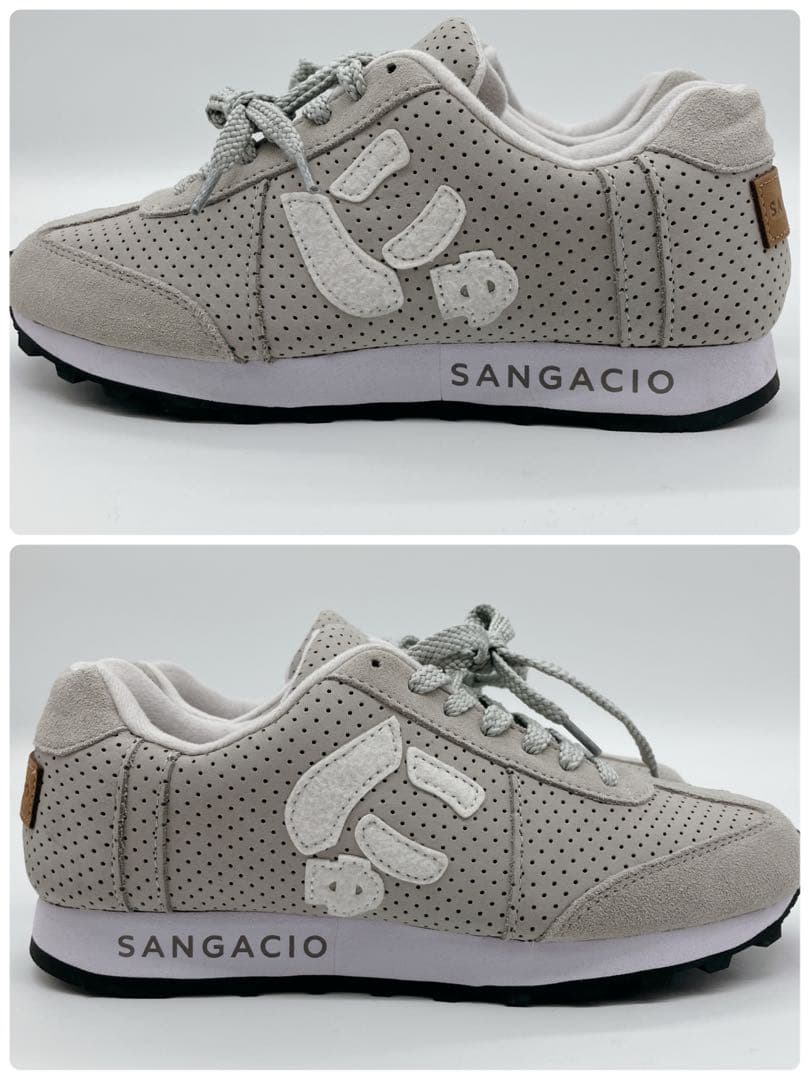 専用未使用級✨サンガッチョ にゅ スニーカー ムーン　グレイ ヌバック　スエード