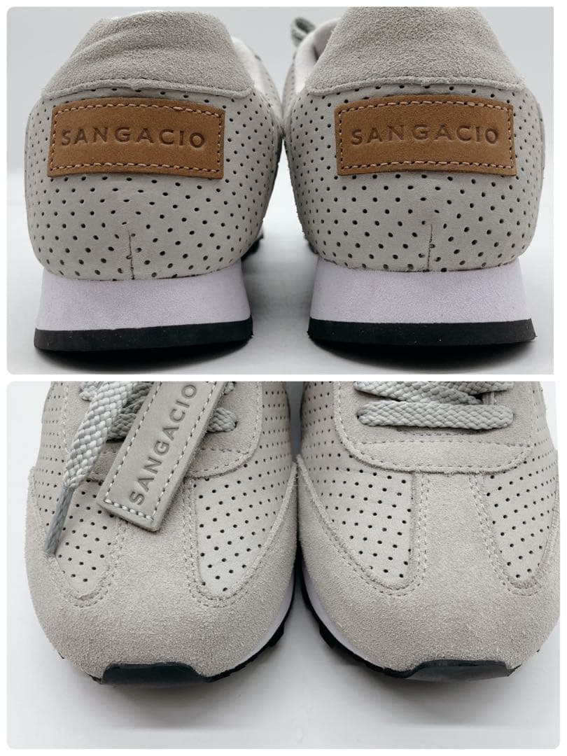 専用未使用級✨サンガッチョ にゅ スニーカー ムーン　グレイ ヌバック　スエード