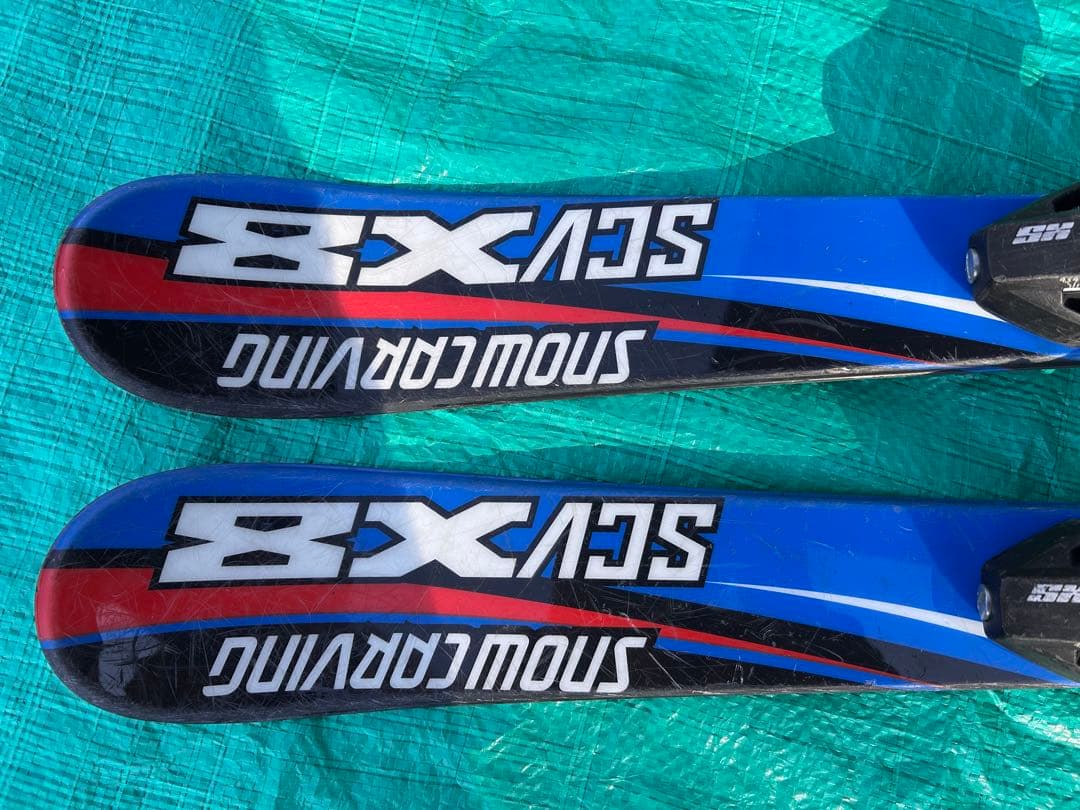 子供用　スキー4点セット　100cm 青