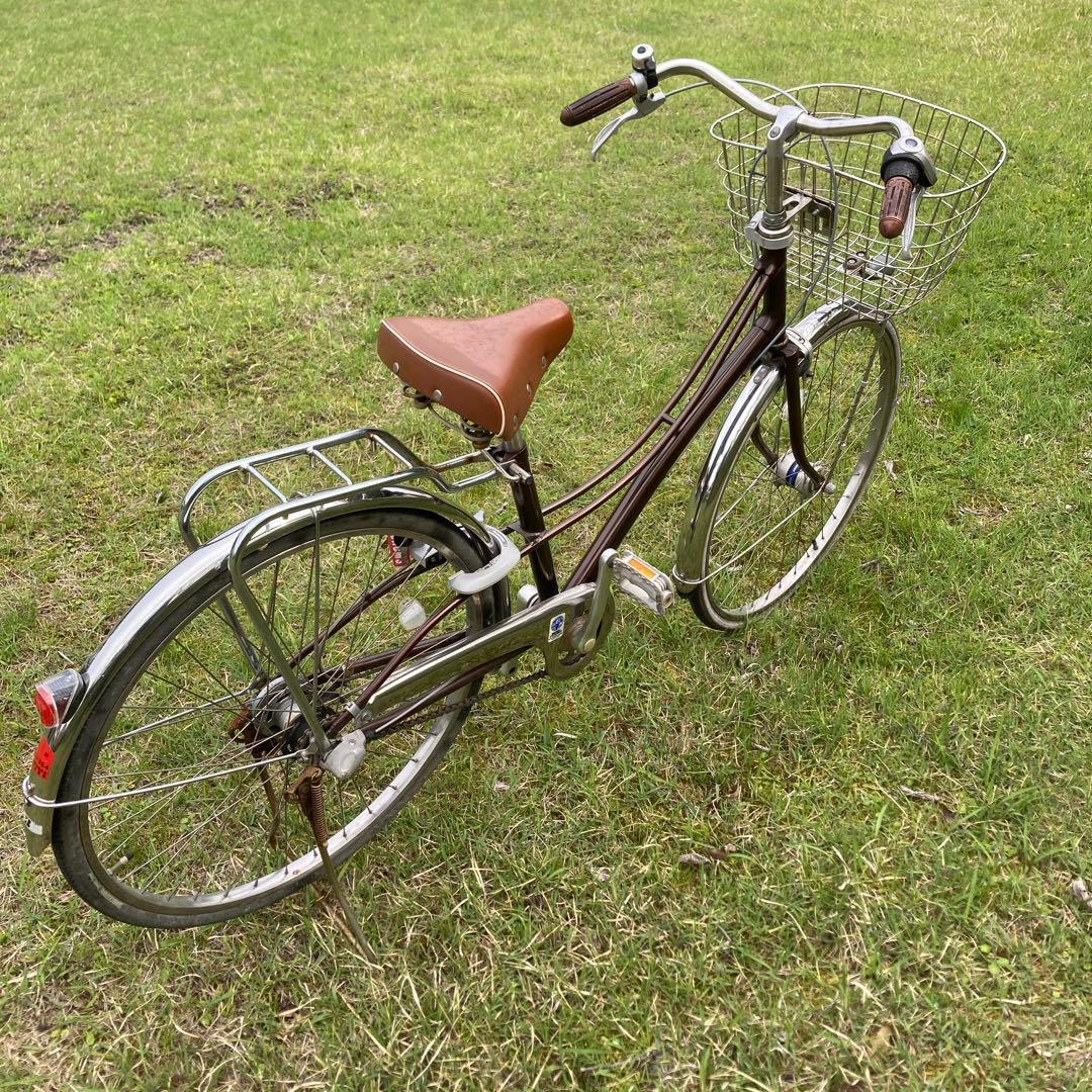 ブリヂストン　シティサイクル ブラウン 26インチ　自転車