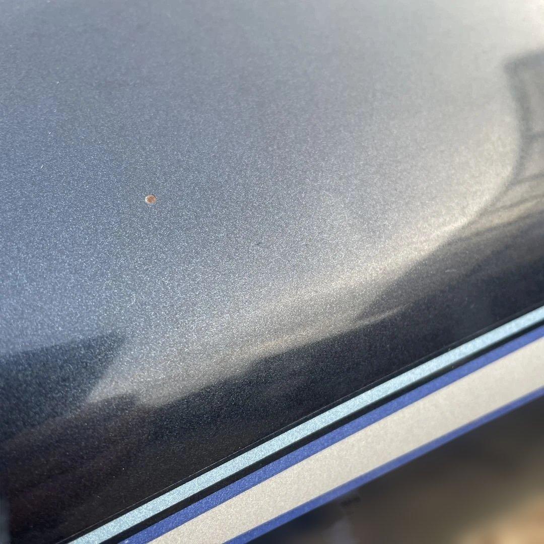 Yamaha SR400 バイクタンク 青/銀