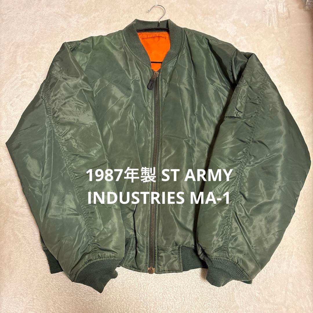 【ST ARMY INDUSTRIES】MA-1 リバーシブルフライトジャケット