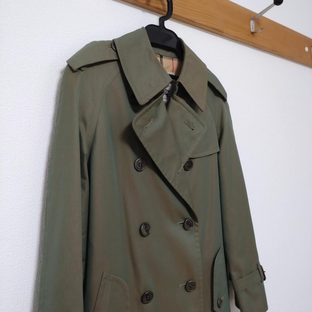 極美品✨BURBERRYS バーバリー ロング トレンチコート 玉虫色
