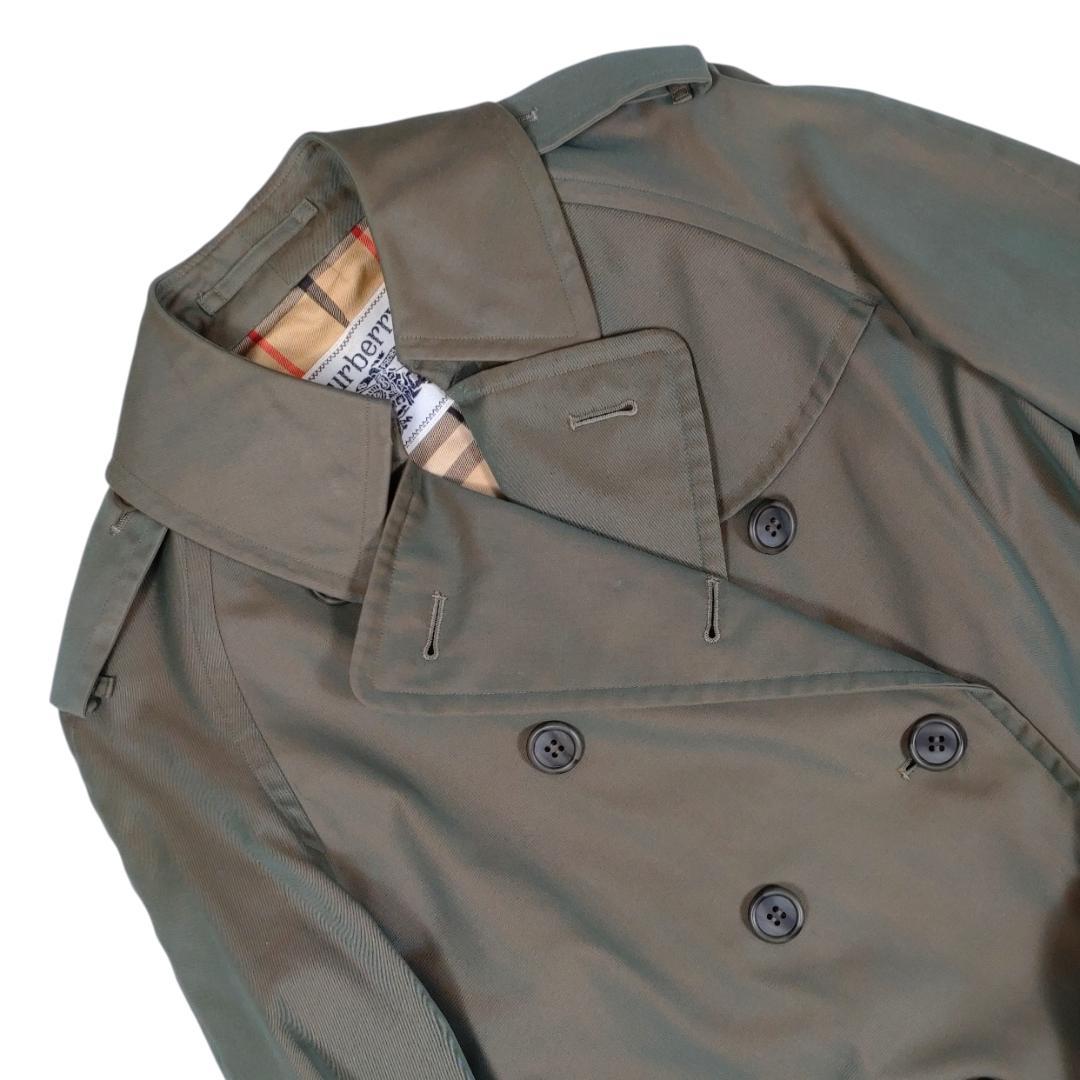 極美品✨BURBERRYS バーバリー ロング トレンチコート 玉虫色