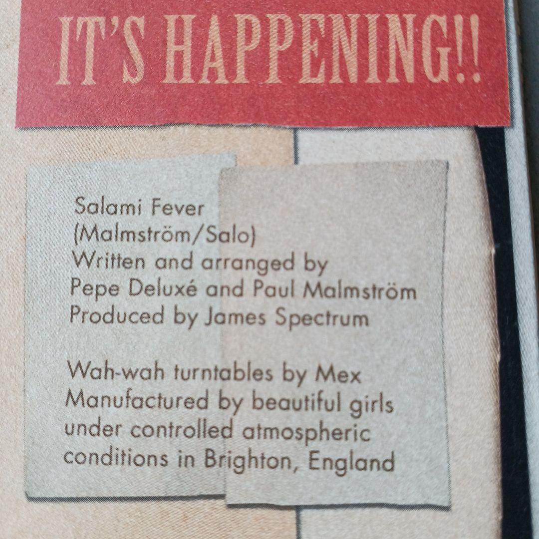 PEPE DELUXE 　SALAMI FEVER レコード　ペペ・ デラックス