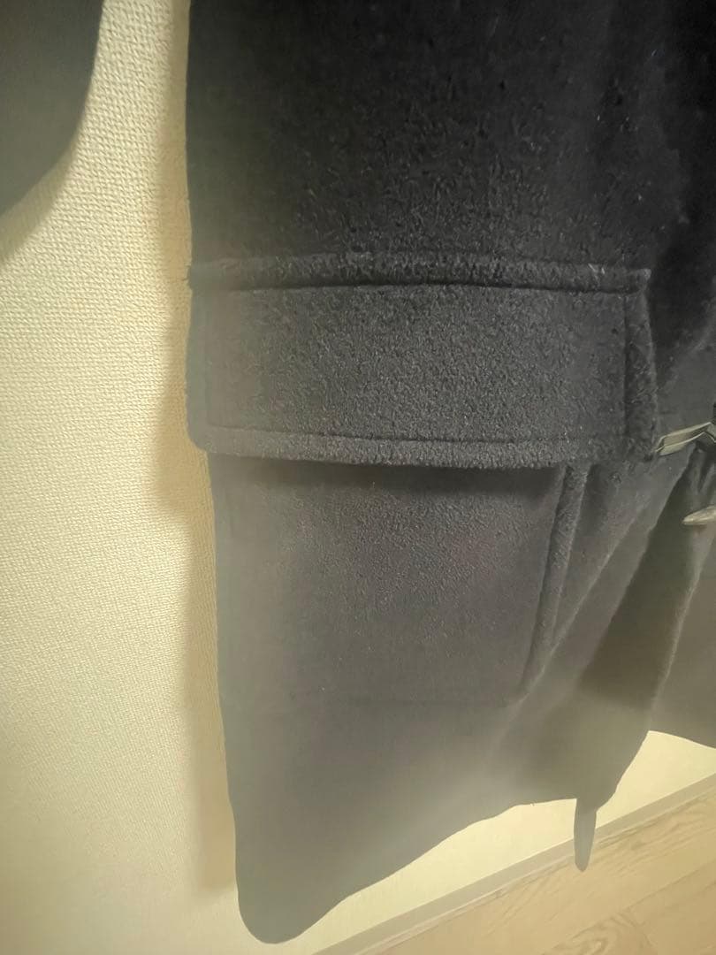 ＬサイズJ.PRESS ダッフルコート日本製 ネイビー フード付 ジェイプレス