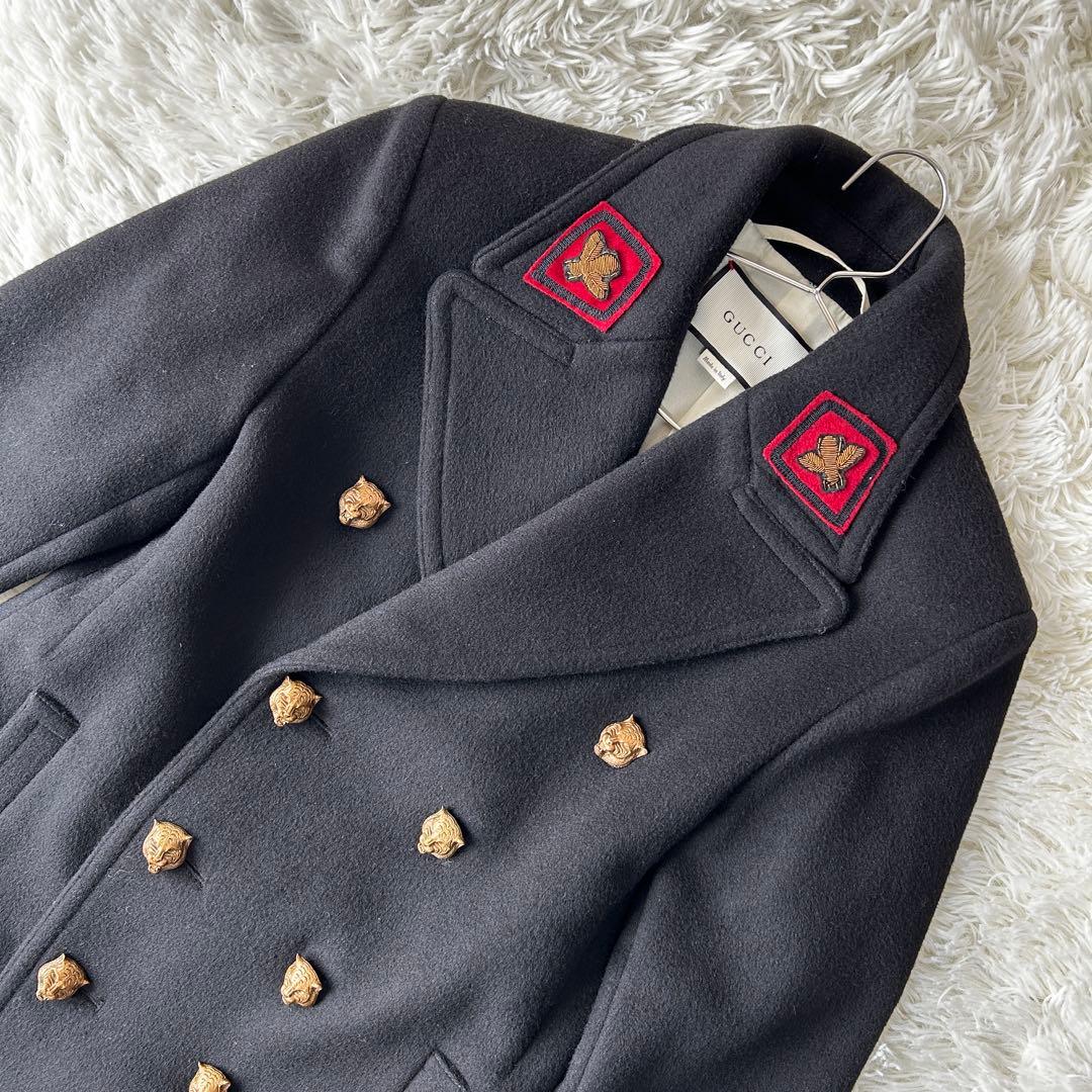 ◎Rare現行◎GUCCI キングスネーク×タイガー×Bee チェスターコート