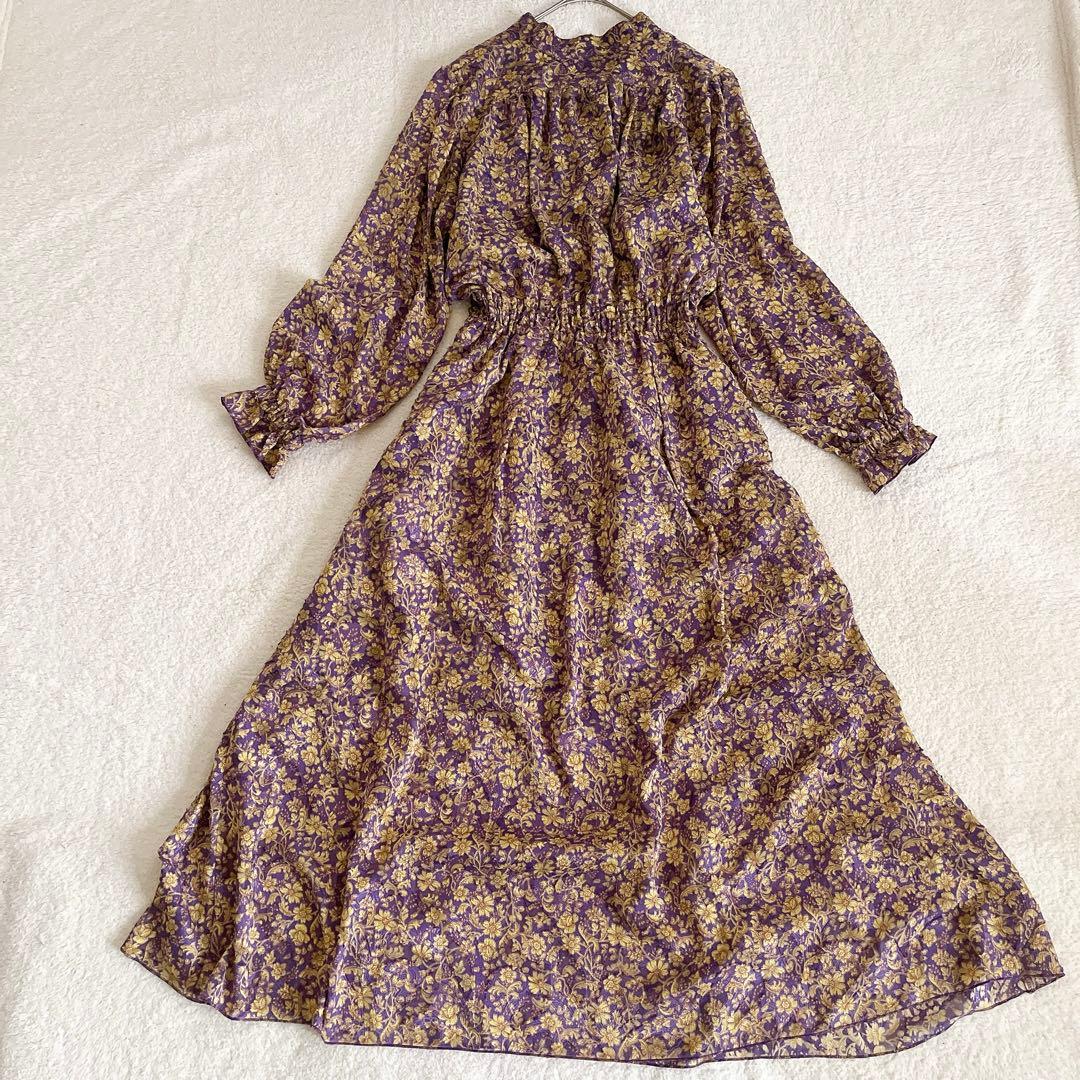 intimite アンティミテ カット ジャガード プリント ワンピース 総柄