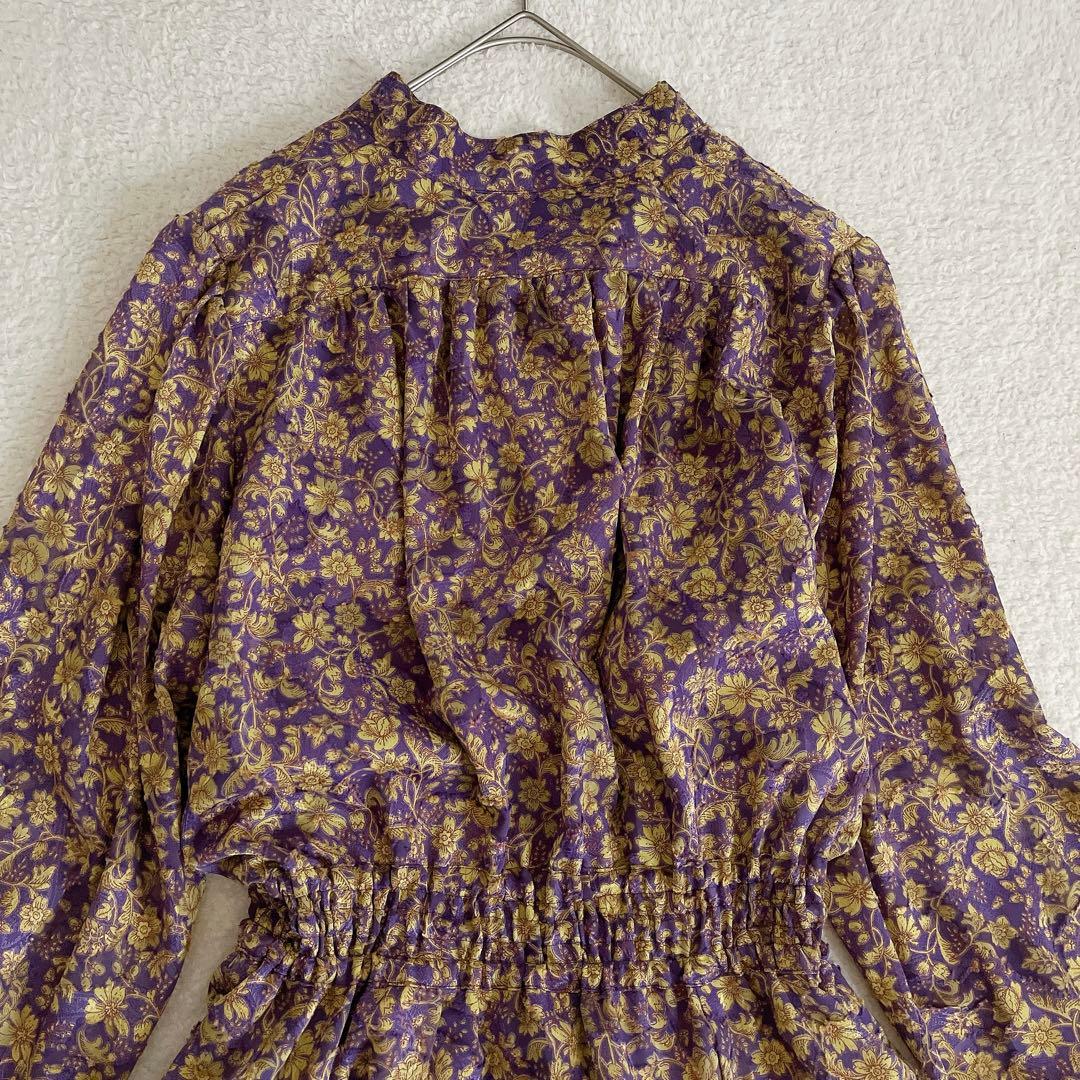 intimite アンティミテ カット ジャガード プリント ワンピース 総柄