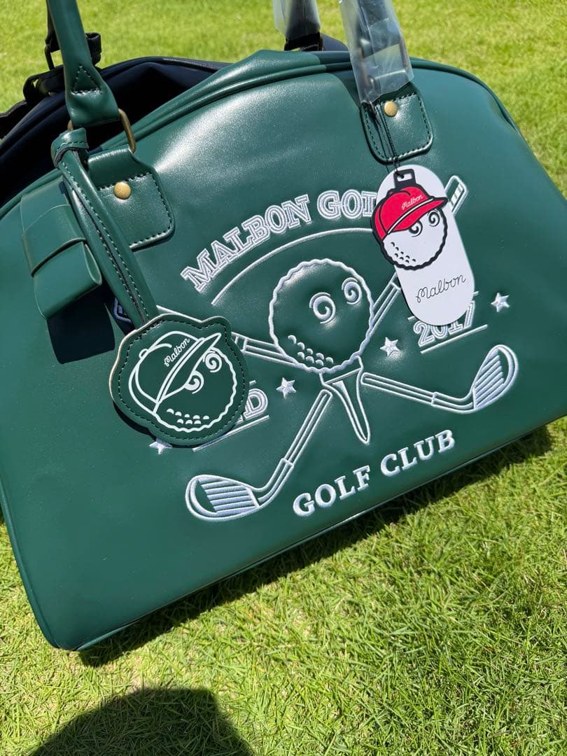 即日発送　ゴルフバッグキャディバッグ マルボンゴルフ ボストンバッグ 緑
