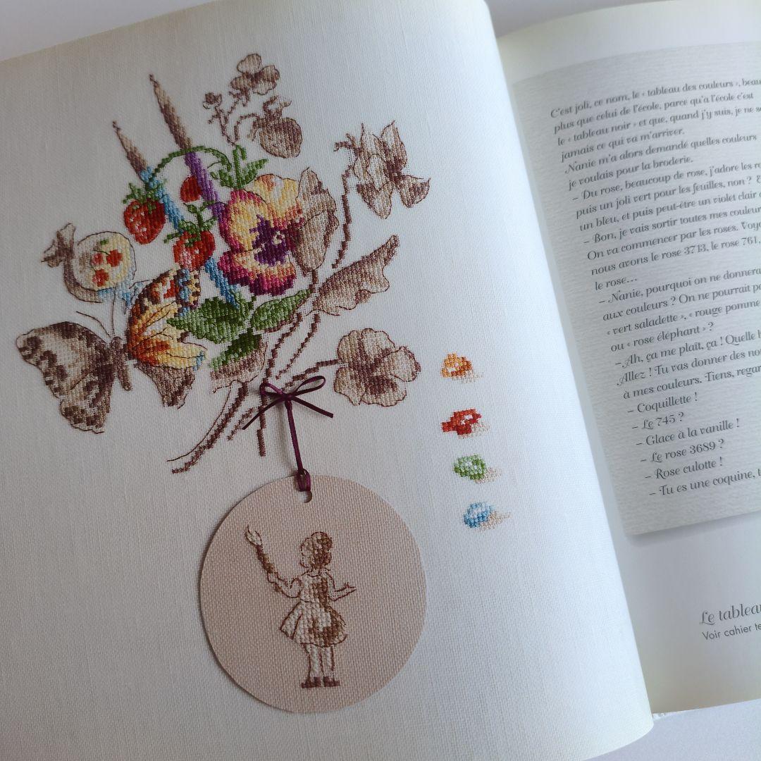 クロスステッチ　洋書　ヴェロニクアンジャンジェ　図案本