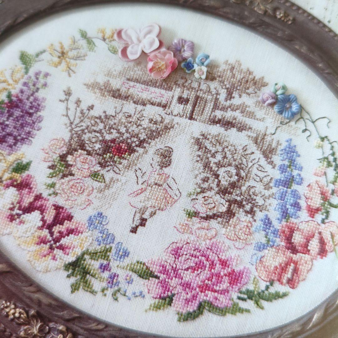 クロスステッチ　洋書　ヴェロニクアンジャンジェ　図案本