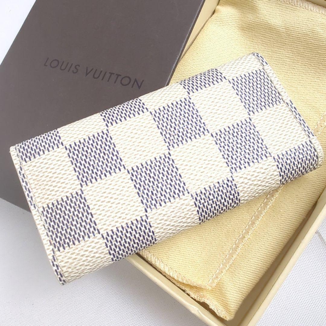 【新品級】LOUISVUITTON アズール ミュルティクレ 4連 キーケース