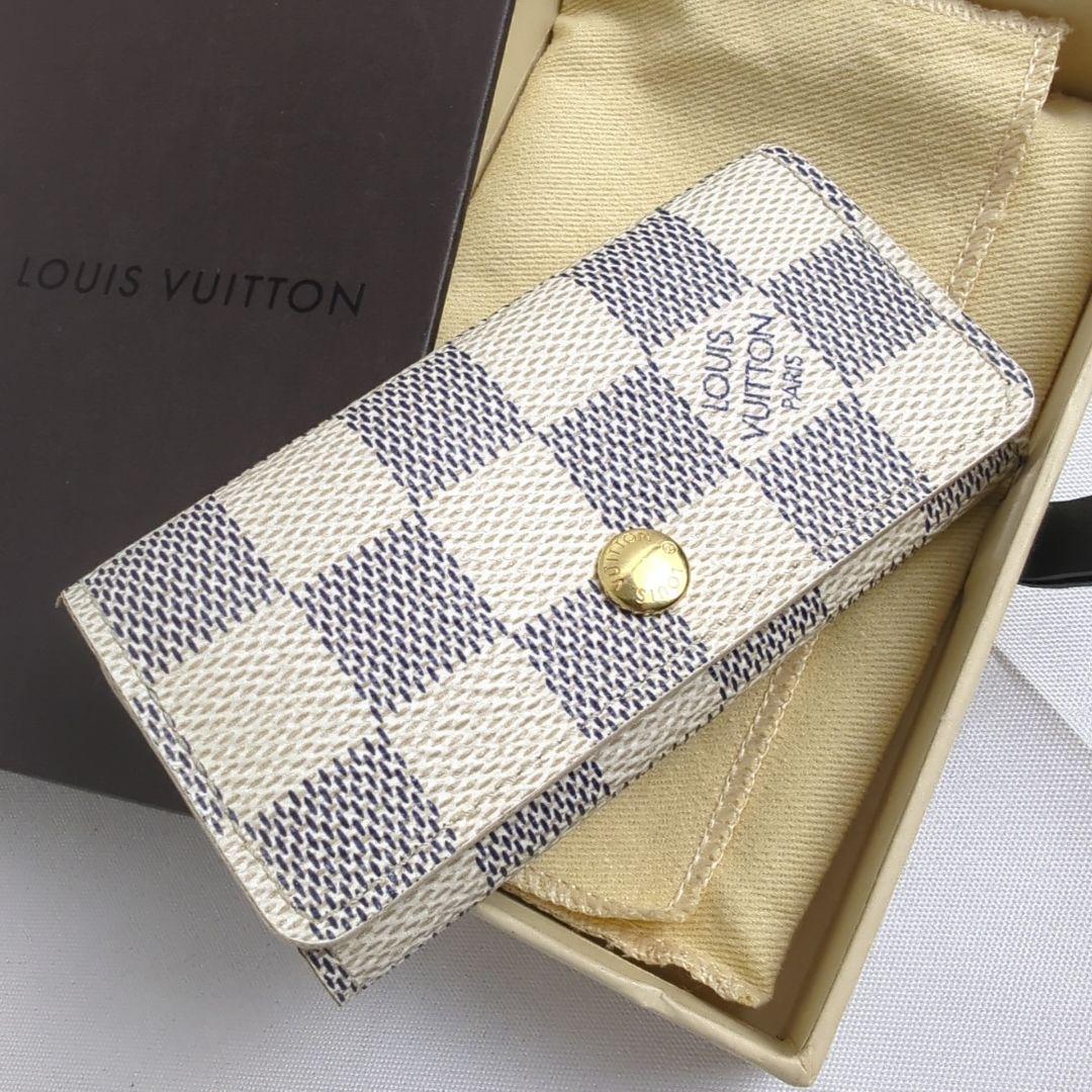 【新品級】LOUISVUITTON アズール ミュルティクレ 4連 キーケース