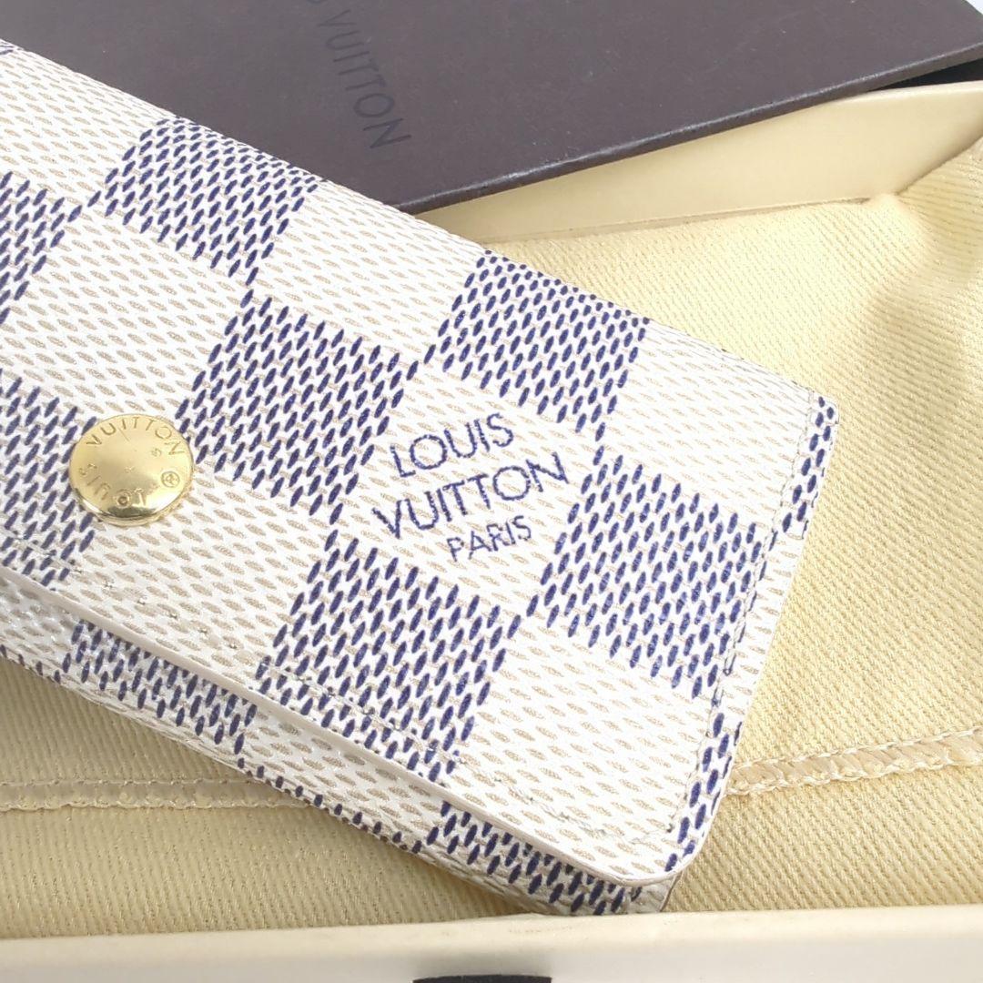 【新品級】LOUISVUITTON アズール ミュルティクレ 4連 キーケース