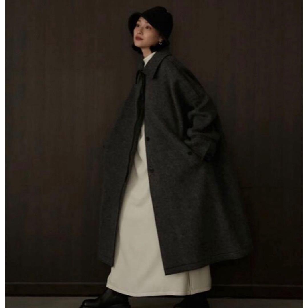 ジャケット・アウター hella SHAGGY SOUTIEN COLLAR COAT