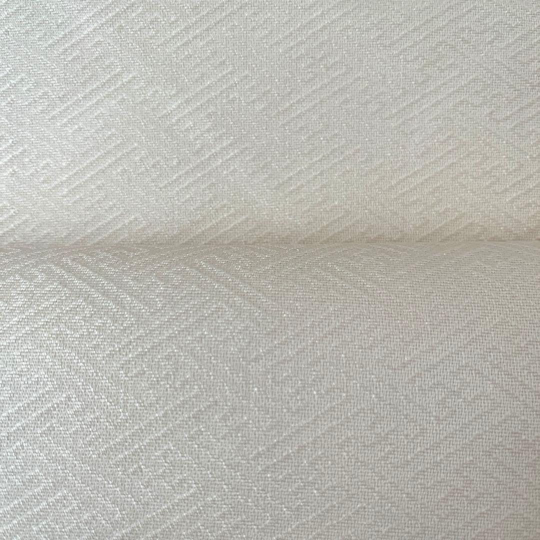 袋帯 三越誂製 正絹 色紙と雪輪 温かみのシャンパンゴールド 上品な煌めき 美品