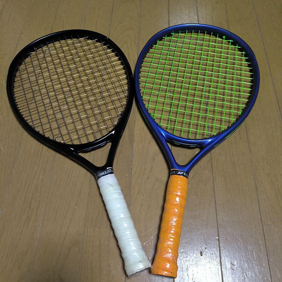 ミニテニス　ラケット 黒と青 2本セット