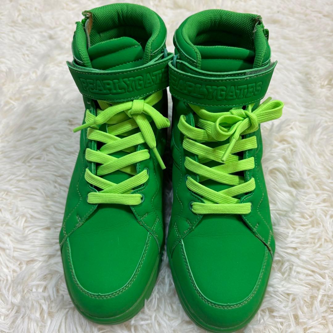 パーリーゲイツ ハイカット　ゴルフシューズ グリーン PEARLY GATES