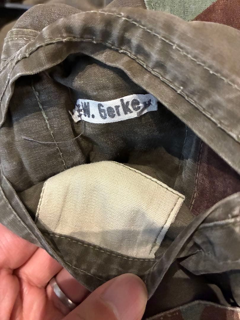 50sドイツ軍　スプリンターカモ　ジャケット