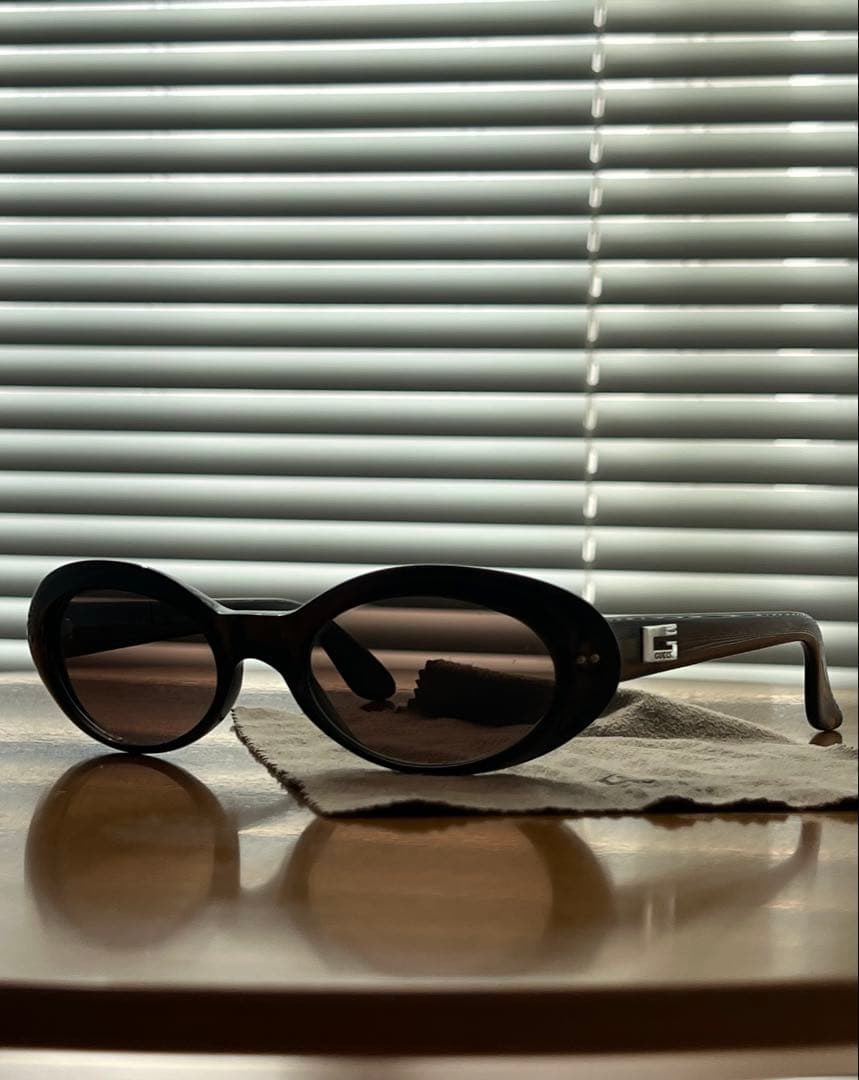 OLD GUCCI グッチ メタルロゴ イタリア製 ヴィンテージ サングラス