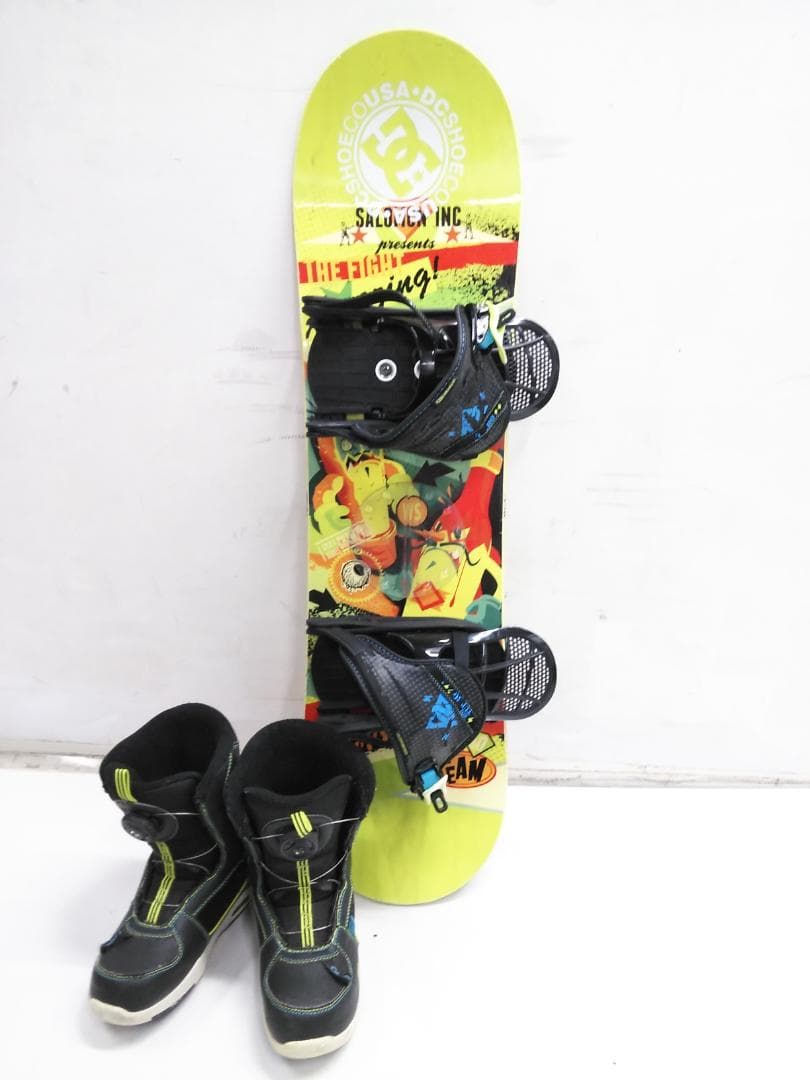 サロモン TEAM90 子供 キッズ用 スノーボード 3点セット ブーツ20cm