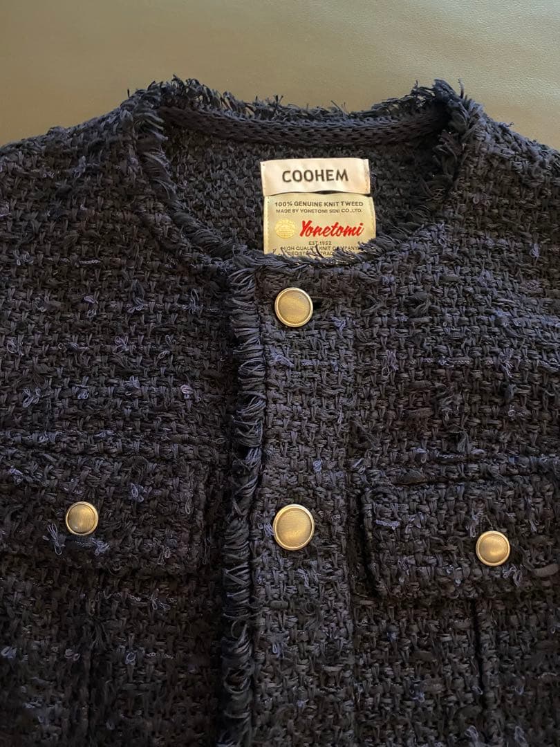 COOHEM ツイードジャケット