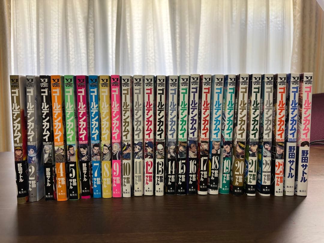 ゴールデンカムイ 1〜25巻セット 漫画＋色紙、ブックカバー、TOGカード