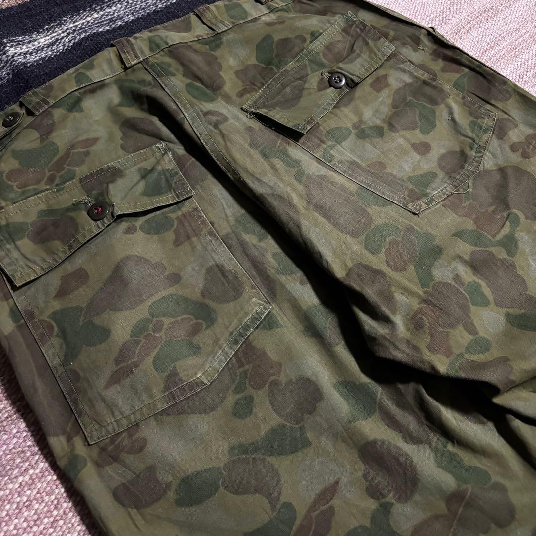 40s 50s ダックハンターカモ　ベイカーパンツ　usa製 ミリタリー　コの字