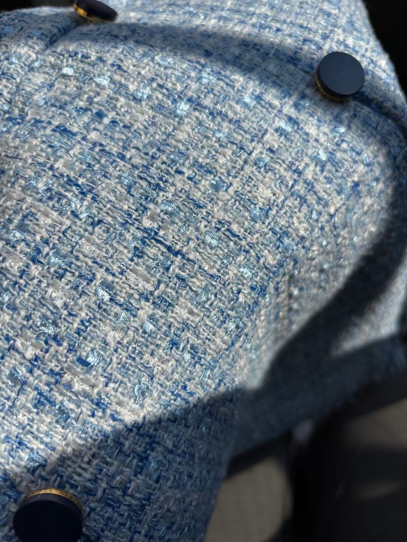 ☆美品☆ 【ケイトスペード】　セットアップ　ツイード　ブルー　160