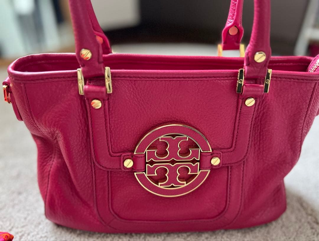 TORY BURCH トリーバーチ ハンドバッグ　ショルダーバッグ　ピンク