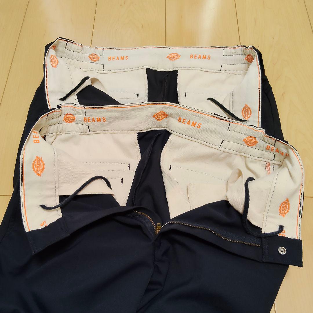 Dickies(R) × BEAMS 別注 874 Mサイズ2本(黒/紺）