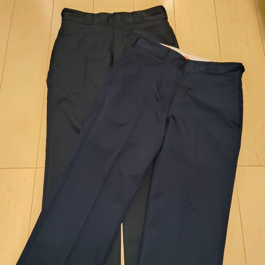 Dickies(R) × BEAMS 別注 874 Mサイズ2本(黒/紺）