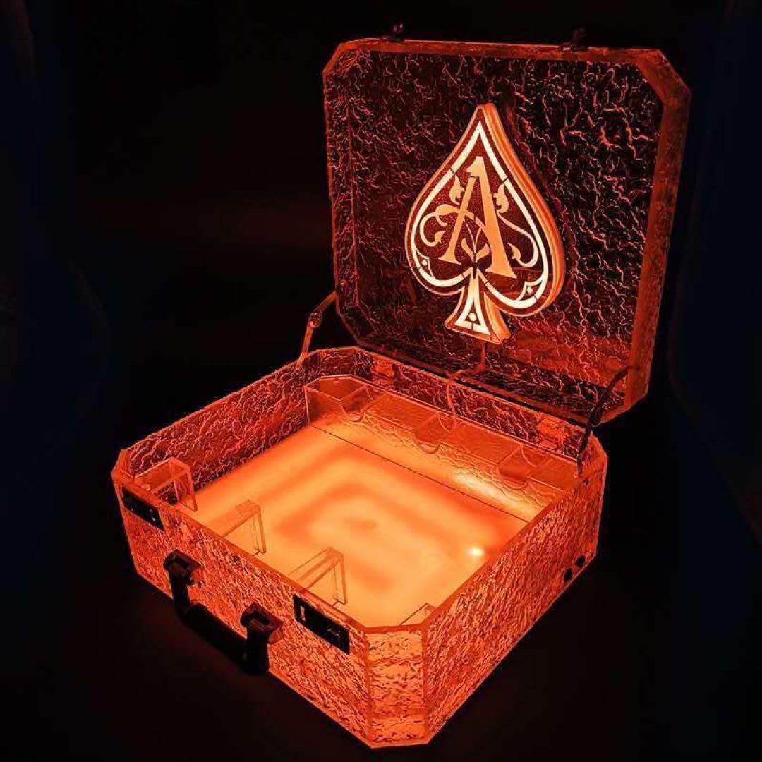 ボトルケース　LED　アルマンド アタッシュケース ディスプレイ シャンパン